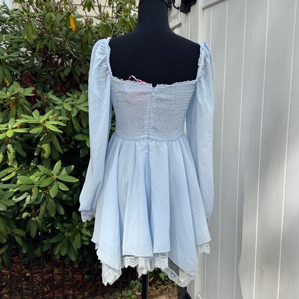 Sugar thrillz baby blue dress nwt small - Picture 8 of 11
